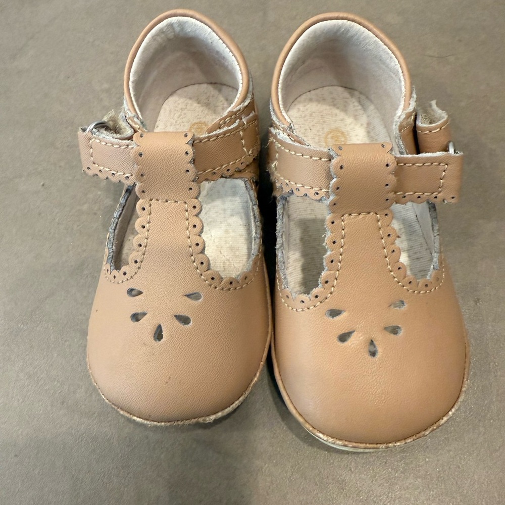 Angel Baby Dottie Scalloped T-Strap Mary Jane